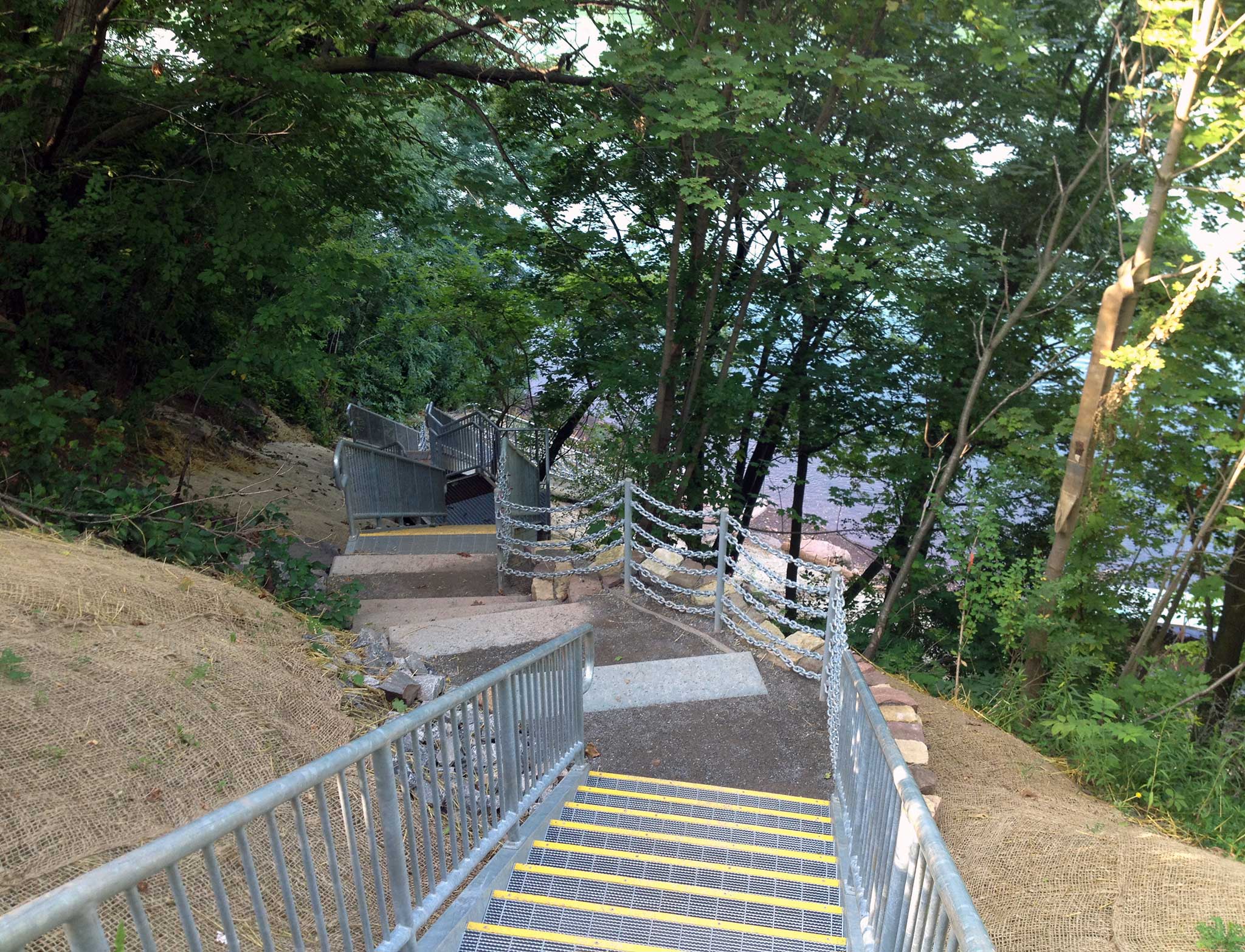 Artpark Steel Stairway Replacement