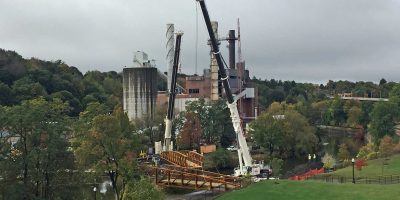 Jamestown Intermodal Transportation Project Pedestrian Bridge