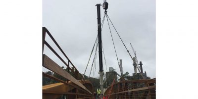 Jamestown Intermodal Transportation Project Pedestrian Bridge