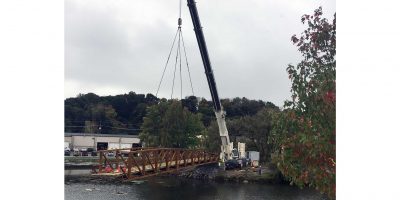 Jamestown Intermodal Transportation Project Pedestrian Bridge