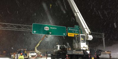 Overhead Sign Structure Improvements in Monroe County
