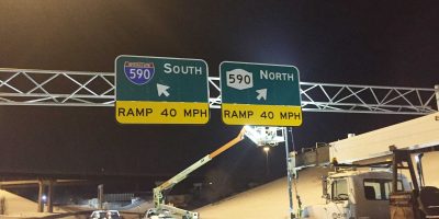 Overhead Sign Structure Improvements in Monroe County