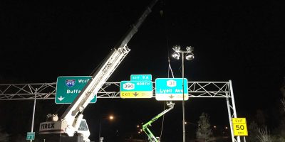 Overhead Sign Structure Improvements in Monroe County