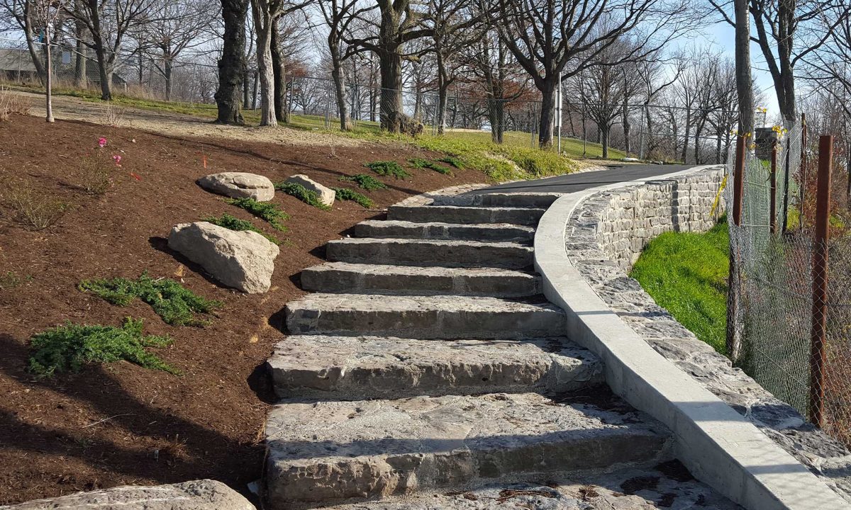 Whirlpool State Park Rehabilitation of Path and Retaining Wall