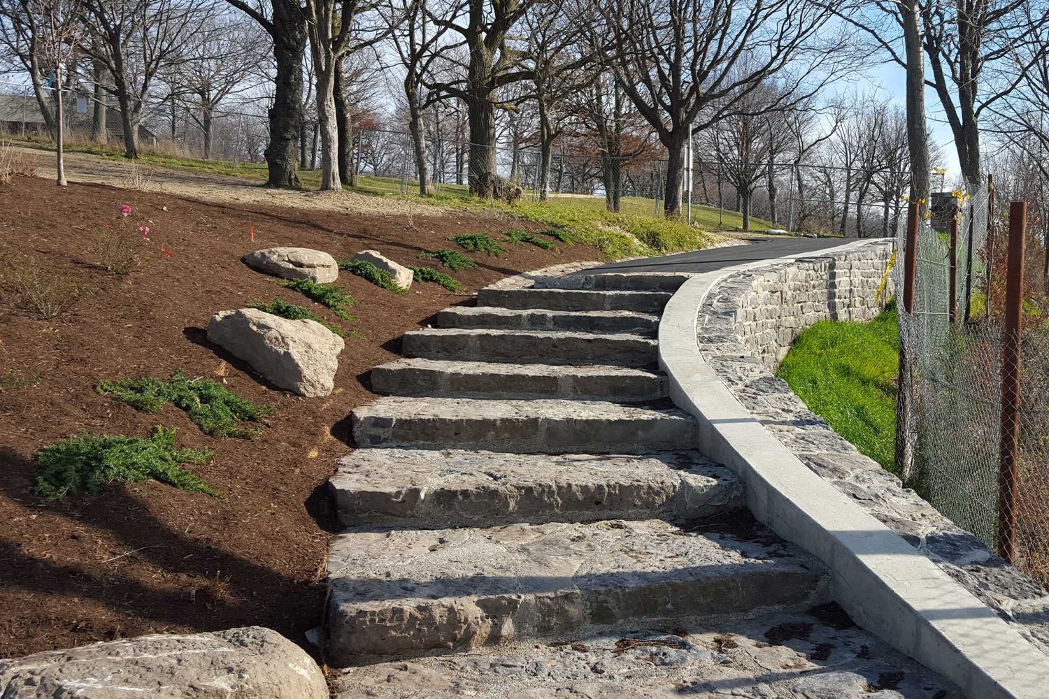 Whirlpool State Park Rehabilitation of Path and Retaining Wall