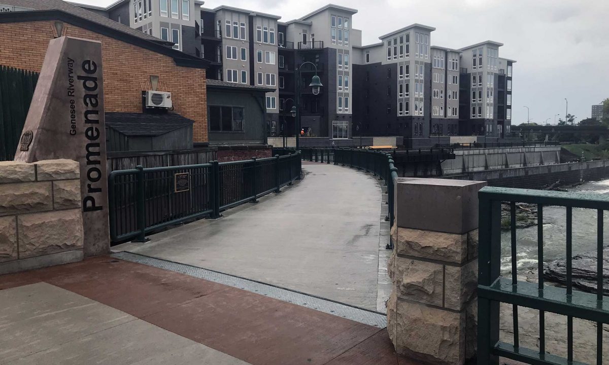 Erie Harbor Promenade in the City of Rochester