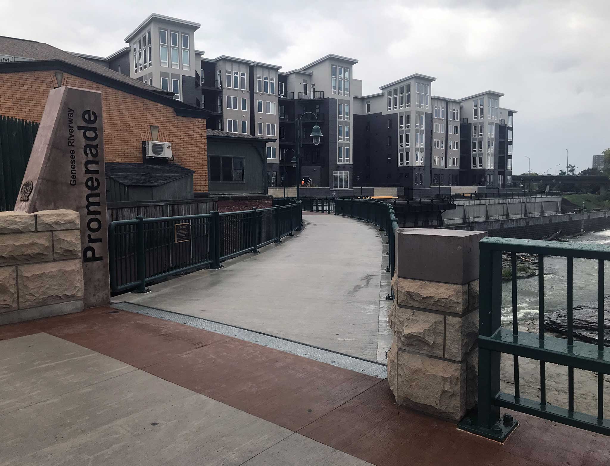 Erie Harbor Promenade in the City of Rochester