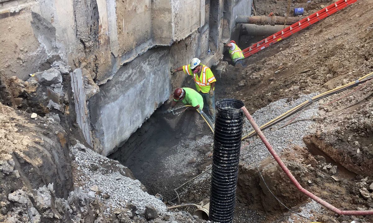 Rochester General Hospital Critical Care - Tunneling and Underpinning