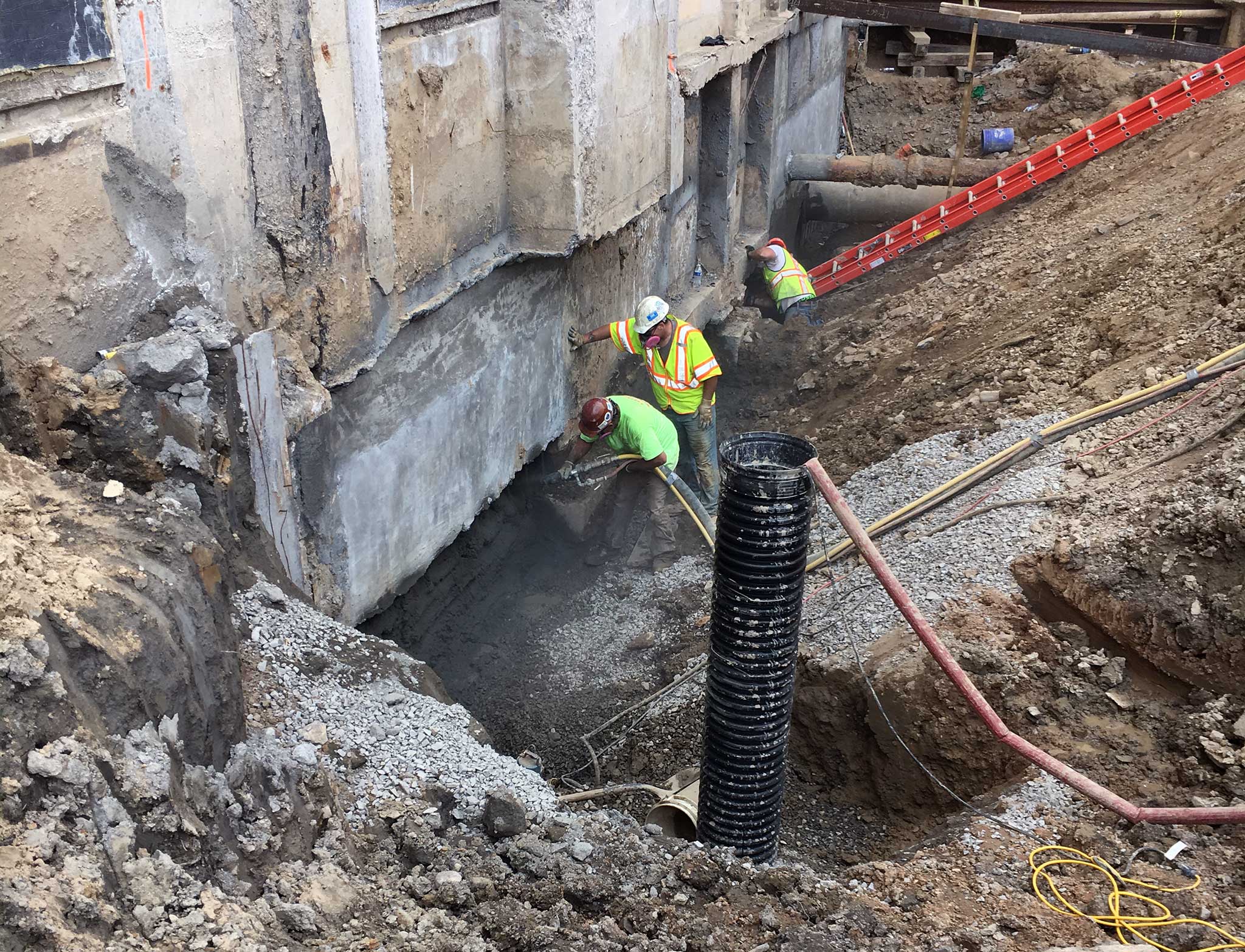 Rochester General Hospital Critical Care - Tunneling and Underpinning