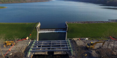 Rix Hill Road bridge over Hemlock Lake bridge project for NYSDOT