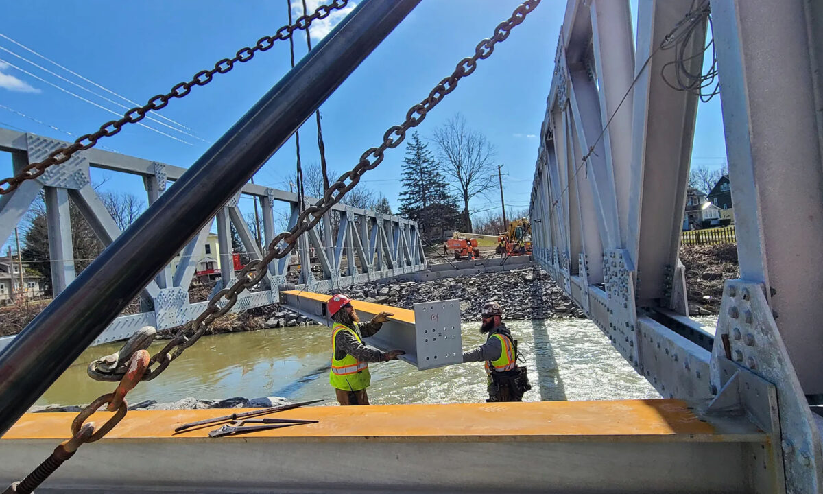 Steel Bridge replacement on S Lyons St. over Tonawanda Creek