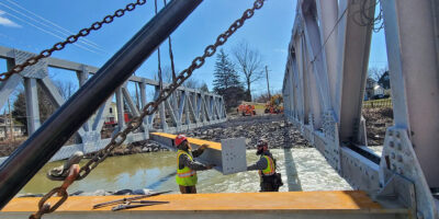 Steel Bridge replacement on S Lyons St. over Tonawanda Creek