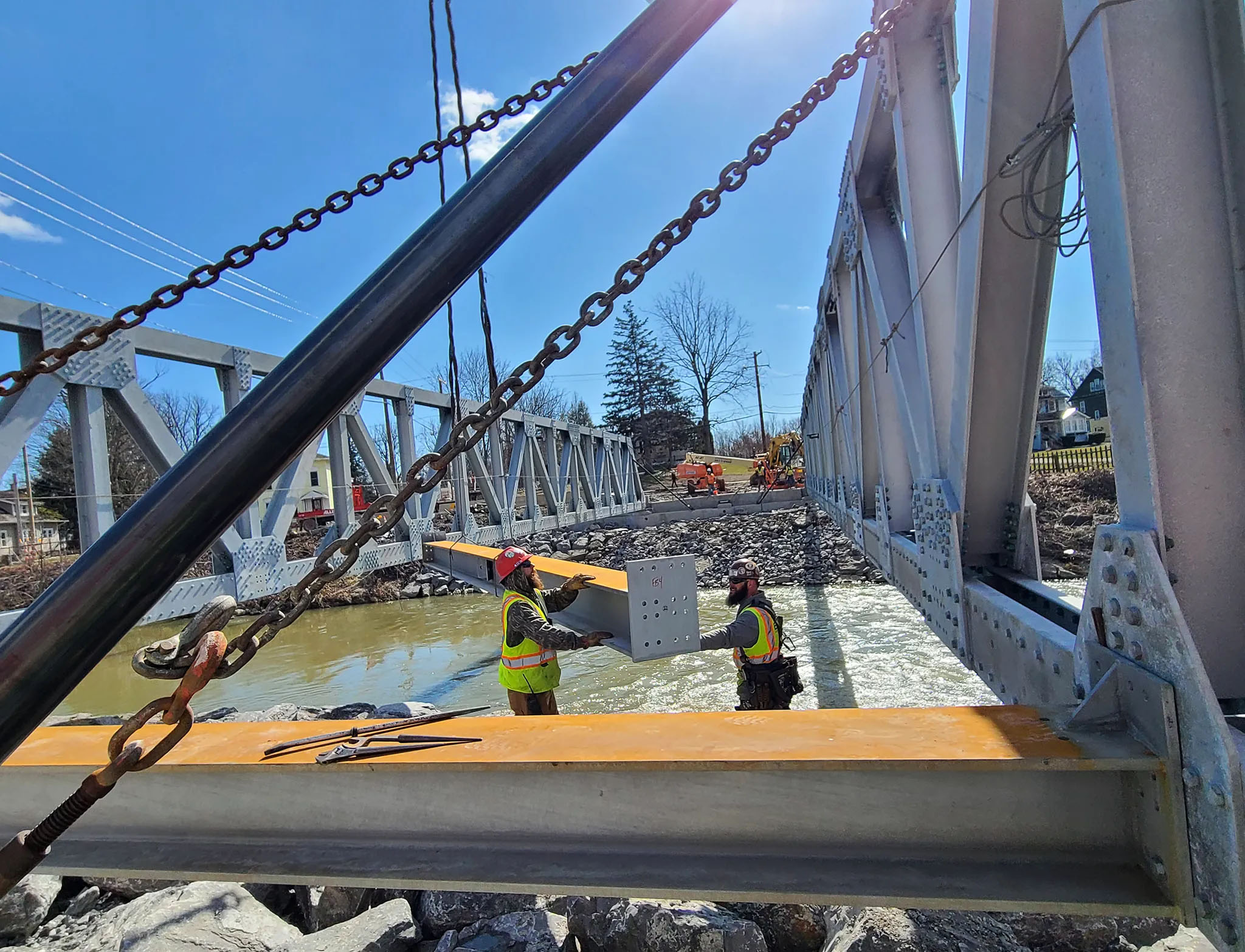 Steel Bridge replacement on S Lyons St. over Tonawanda Creek